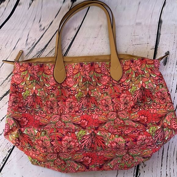 Tignanello Floral Fabric Bag‎ EUC and Gorge… - Picture 3 of 5